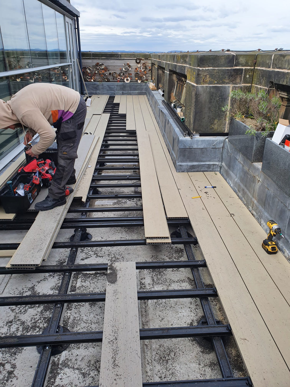 How to Build a Rooftop Deck Using QwickBuild™