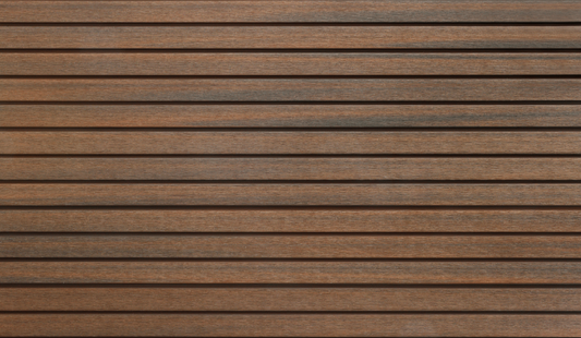Boston Modern Slatted Teak Fence Board