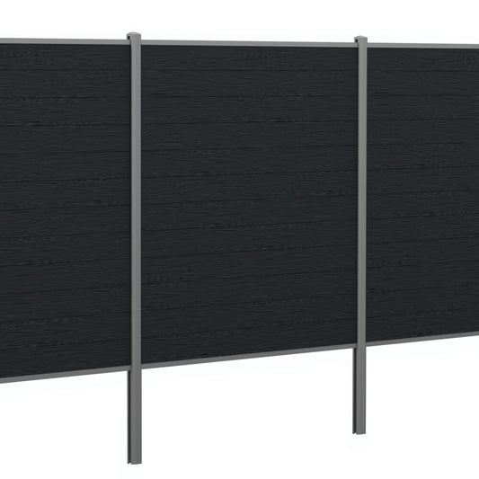 Capstone Composite Fencing Kits | Ebony Colour | Durable, Stylish & Eco-Friendly