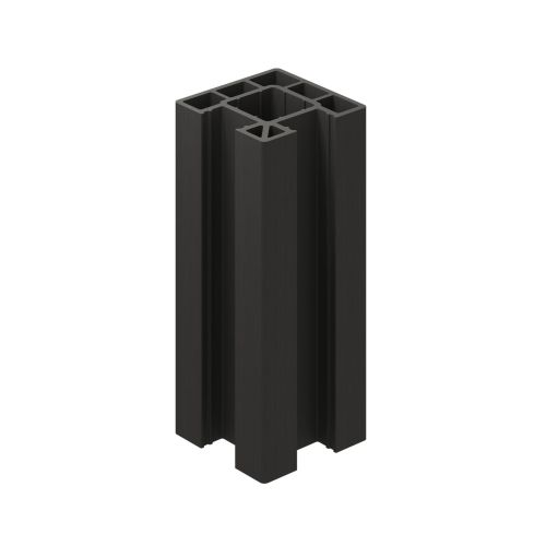 EcoScape Clarity Fencing Post - Charcoal - Composite Decking Company