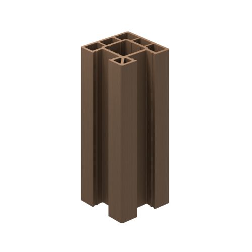 Ecoscape Corner Fence Post Walnut