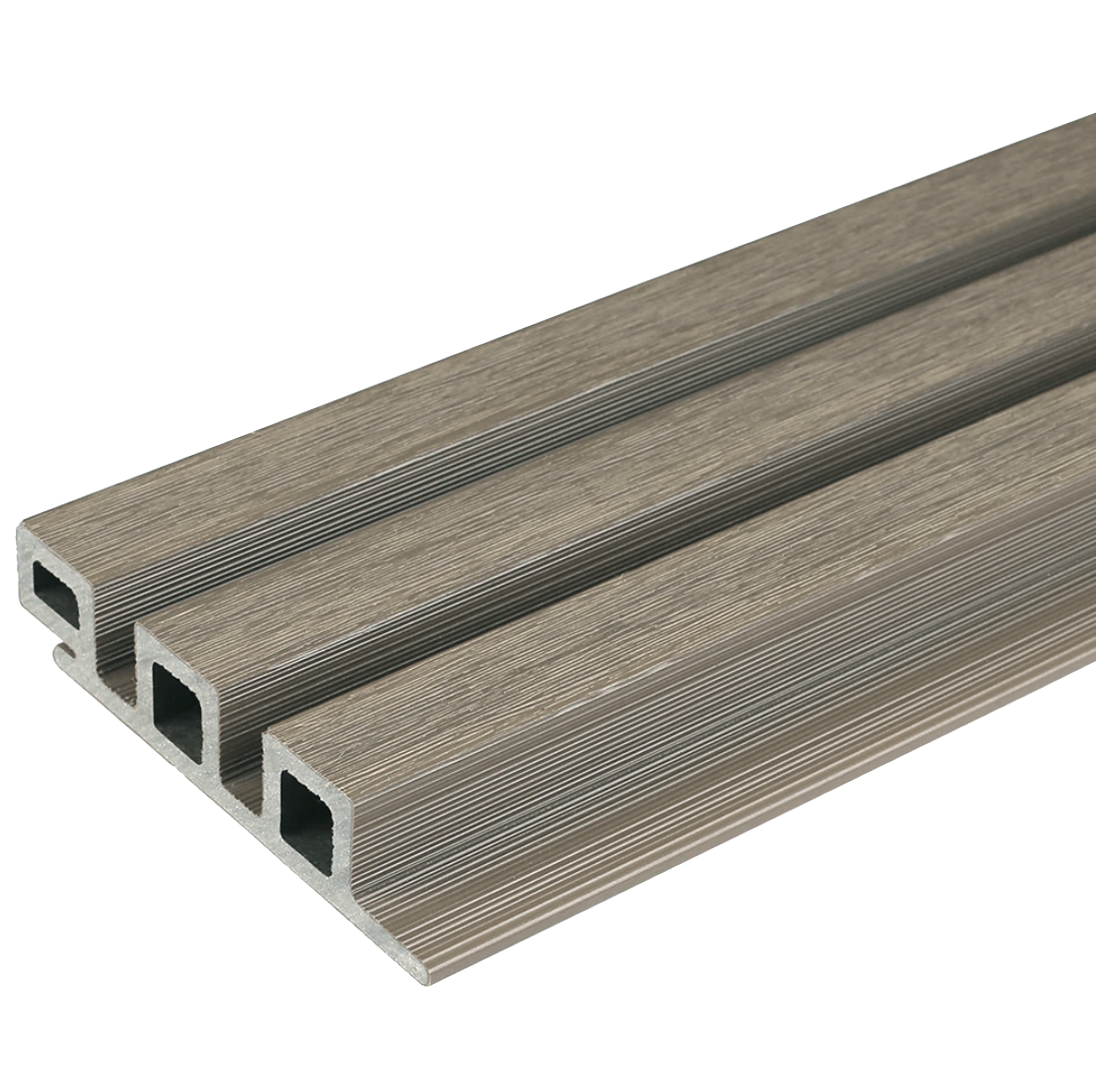 Silver Birch - Slatted Composite Cladding Panels - Board Width 120mm (115mm wide coverage)