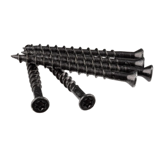 Stainless Steel Screws Pack 100 for Capstone Composite Fixing Clips