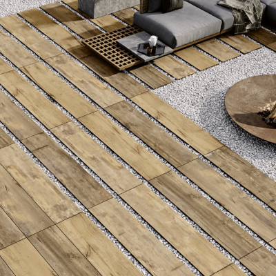 Extrathick Outdoor Porcelain Tiles 1200 x 400 x 20 Jungle Beige