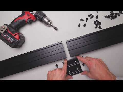 Step-by-step guide showing how to install the A207 Brace Plate Bracket on decking subframes