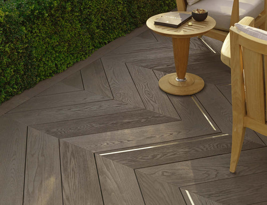 Millboard Enhanced Grain Ebony Grey Decking 3600mm x 176mm x 32mm *NEW* - Composite Decking Company