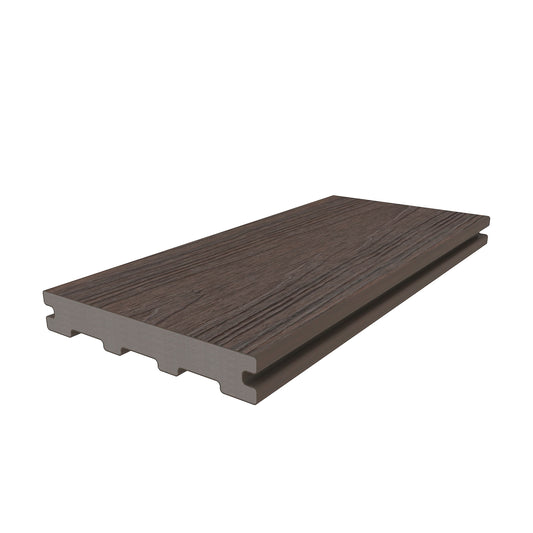 Ultrashield Naturale Semi Solid Composite Decking Board Walnut