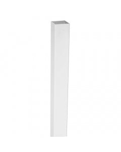 White PVC Railing Post