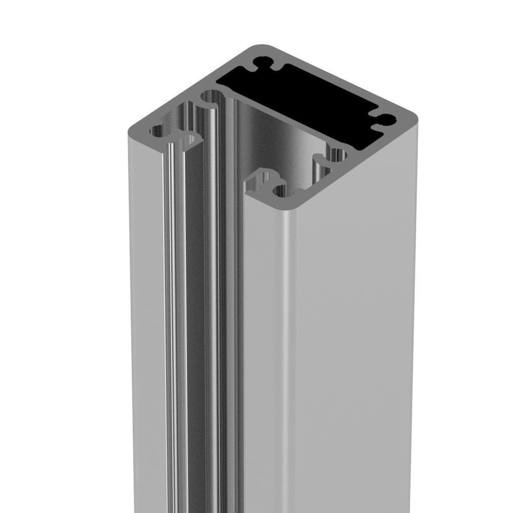 Elegant Silver End Post
