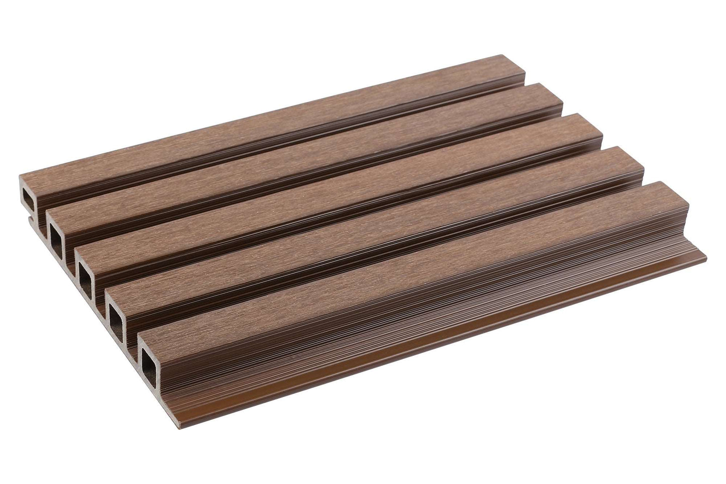 Ultrashield Naturale Composite Cladding Board 5 Slats in Teak