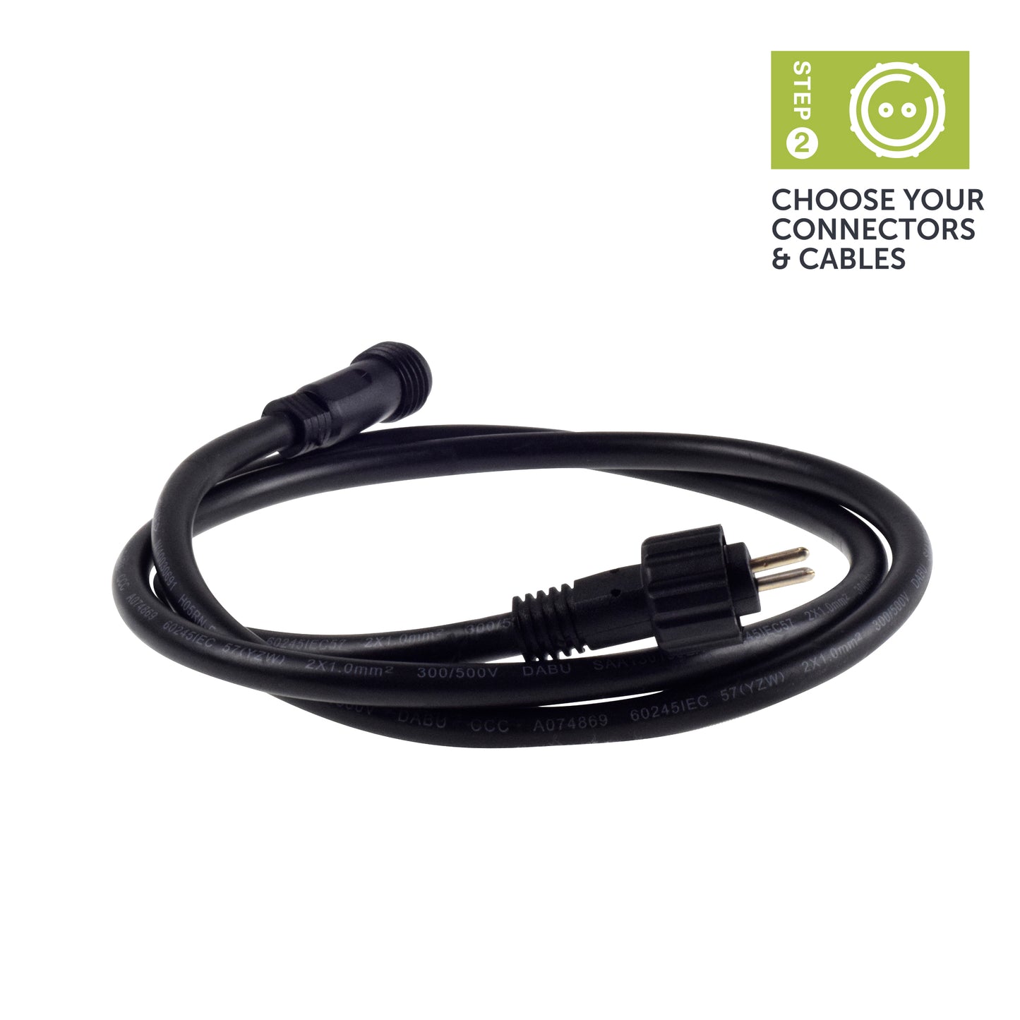 1m extension cable for outdoor lights