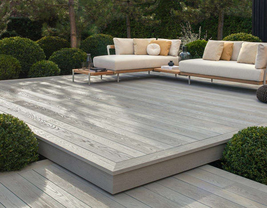 Millboard Enhanced Grain Smoked Oak Decking 3600mm x 176mm x 32mm - Composite Decking Company