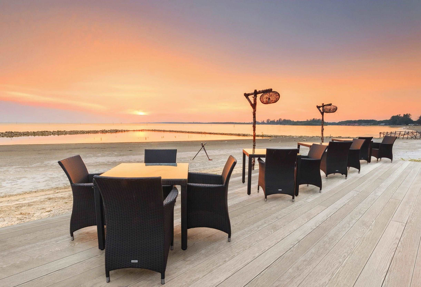Millboard Enhanced Grain Limed Oak Decking 3600mm x 176mm x 32mm - Composite Decking Company