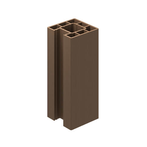 Ecoscape End Fence Post Walnut