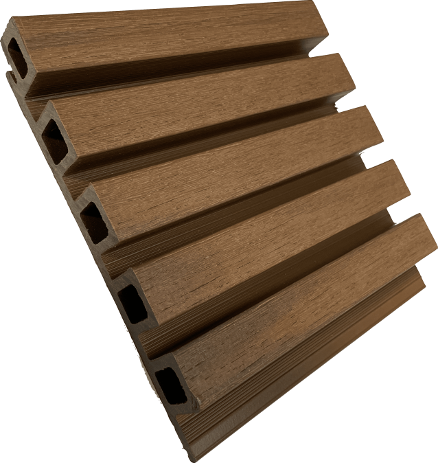 Ultrashield Slatted Cladding panel Teak