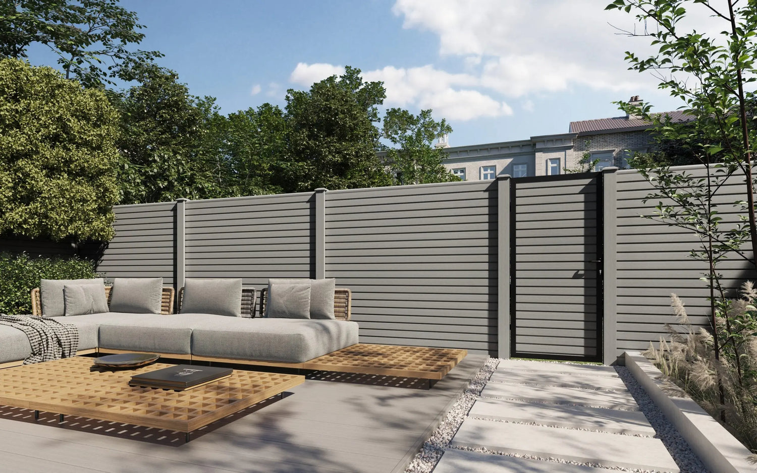 Ecoscape Slatted Fencing