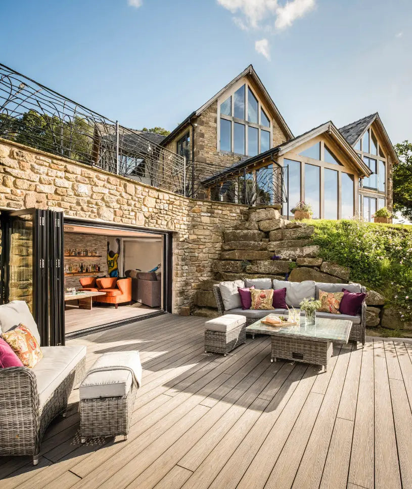 Deck Clad Fence Railing