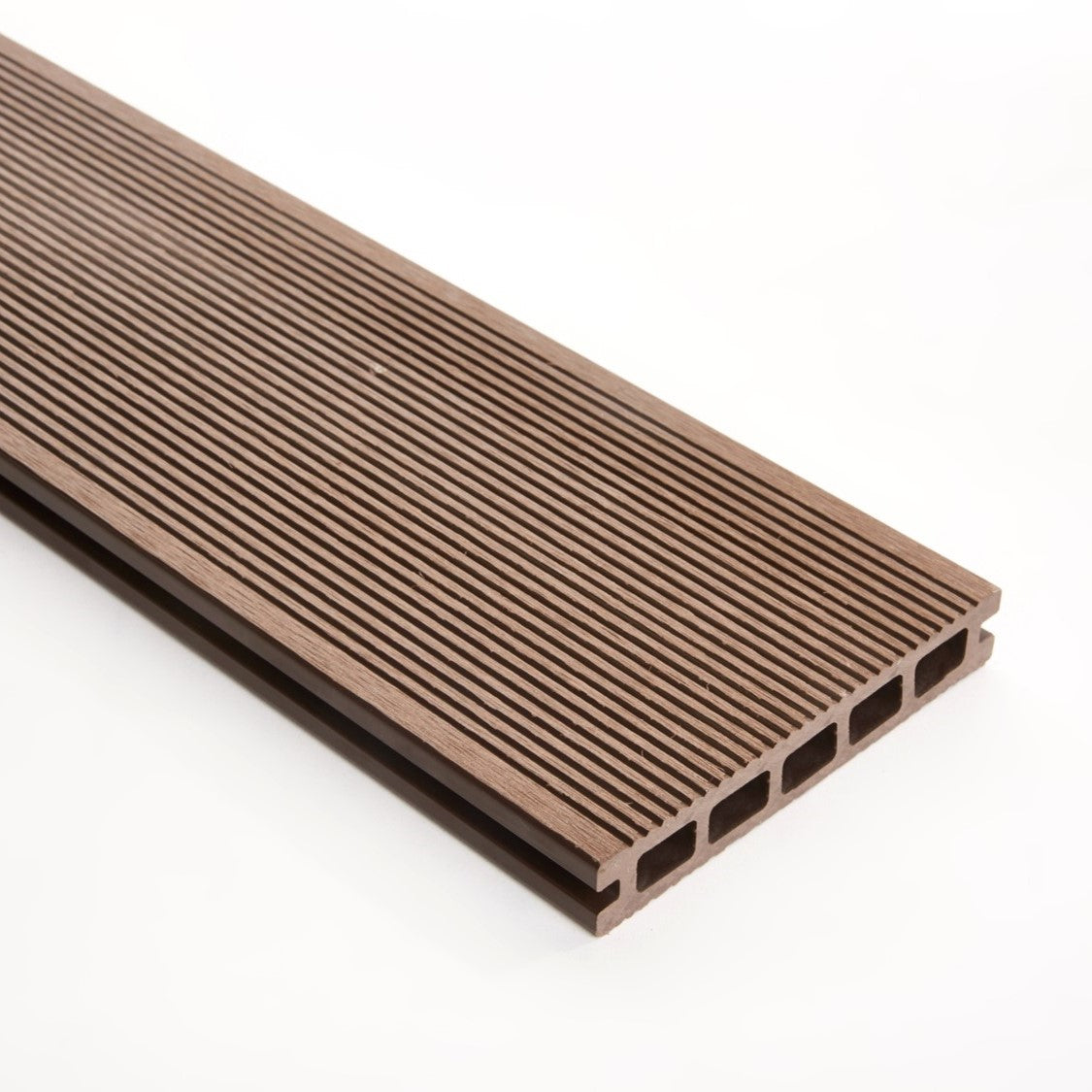 Triton Composite Decking Board – Brown | Affordable Uncapped WPC Deckin