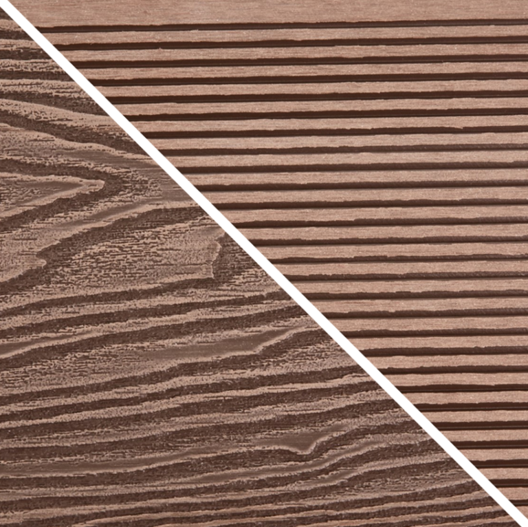 Triton Composite Decking Board – Brown | Affordable Uncapped WPC Deckin