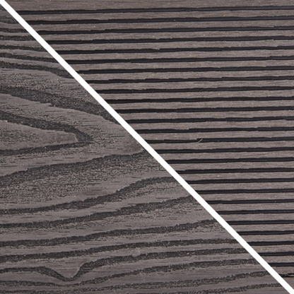 Triton Composite Decking Board – Black | Affordable Uncapped WPC Deckin