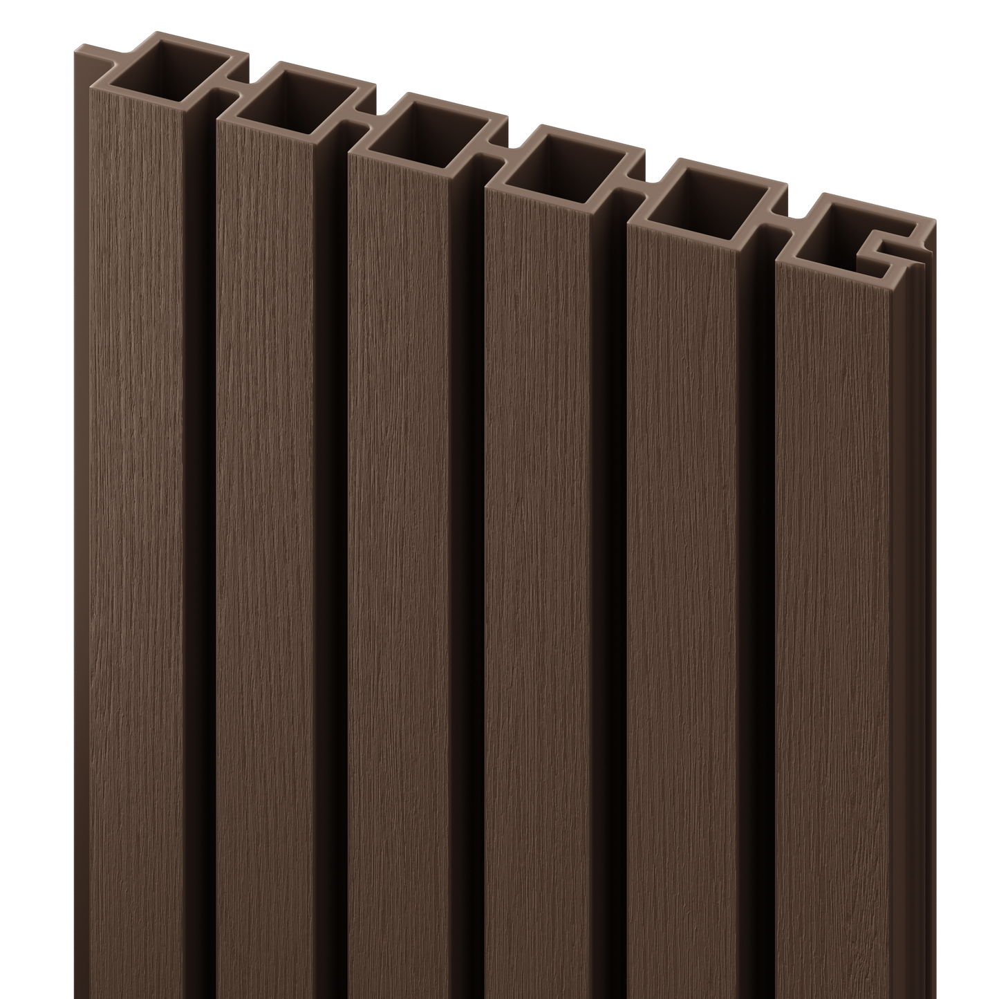 DuraPost® URBAN® 6ft Slatted Composite Boards (Pack of 2) — Brown