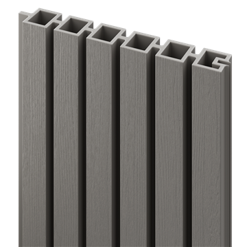 DuraPost® URBAN® 6ft Slatted Composite Boards (Pack of 2) — Light Grey