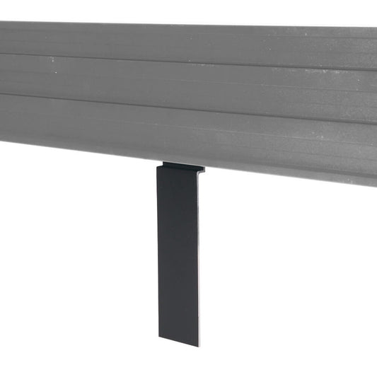 A208 Trim Bracket securely installed to connect a perimeter joist to a main decking beam