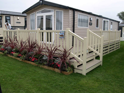 Beige PVC Balustrade Rail