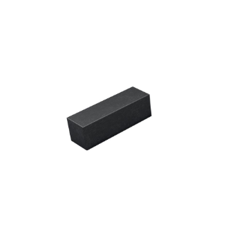 Black recycled plastic subframe blocking measuring 95x95x350mm, ideal for durable deck framing