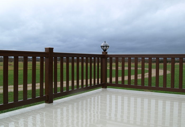 Brown PVC Balustrade Rail