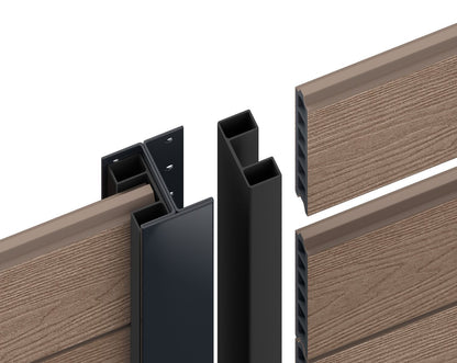 DuraPost VISTA® Composite Board (Pack of 4) – TEAK | 1820×150×20mm