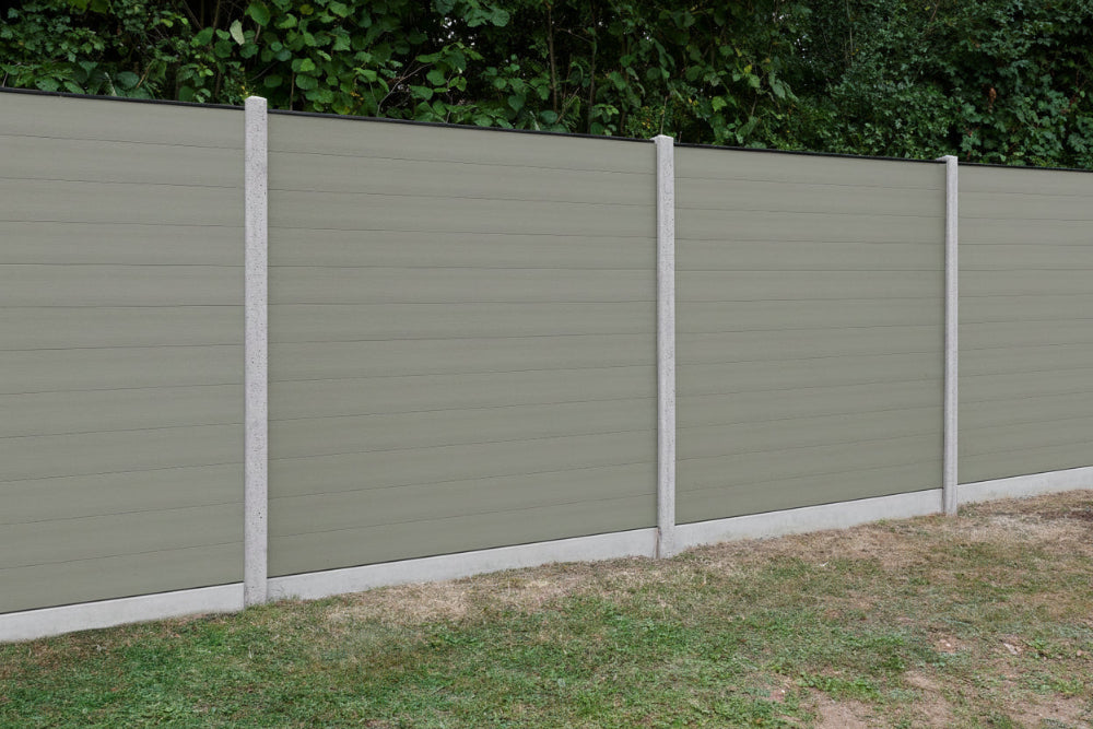 DuraPostPRIMA Olive Grey concrete post