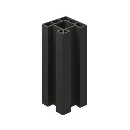 EcoScape Clarity Fencing Post - Charcoal - Composite Decking Company
