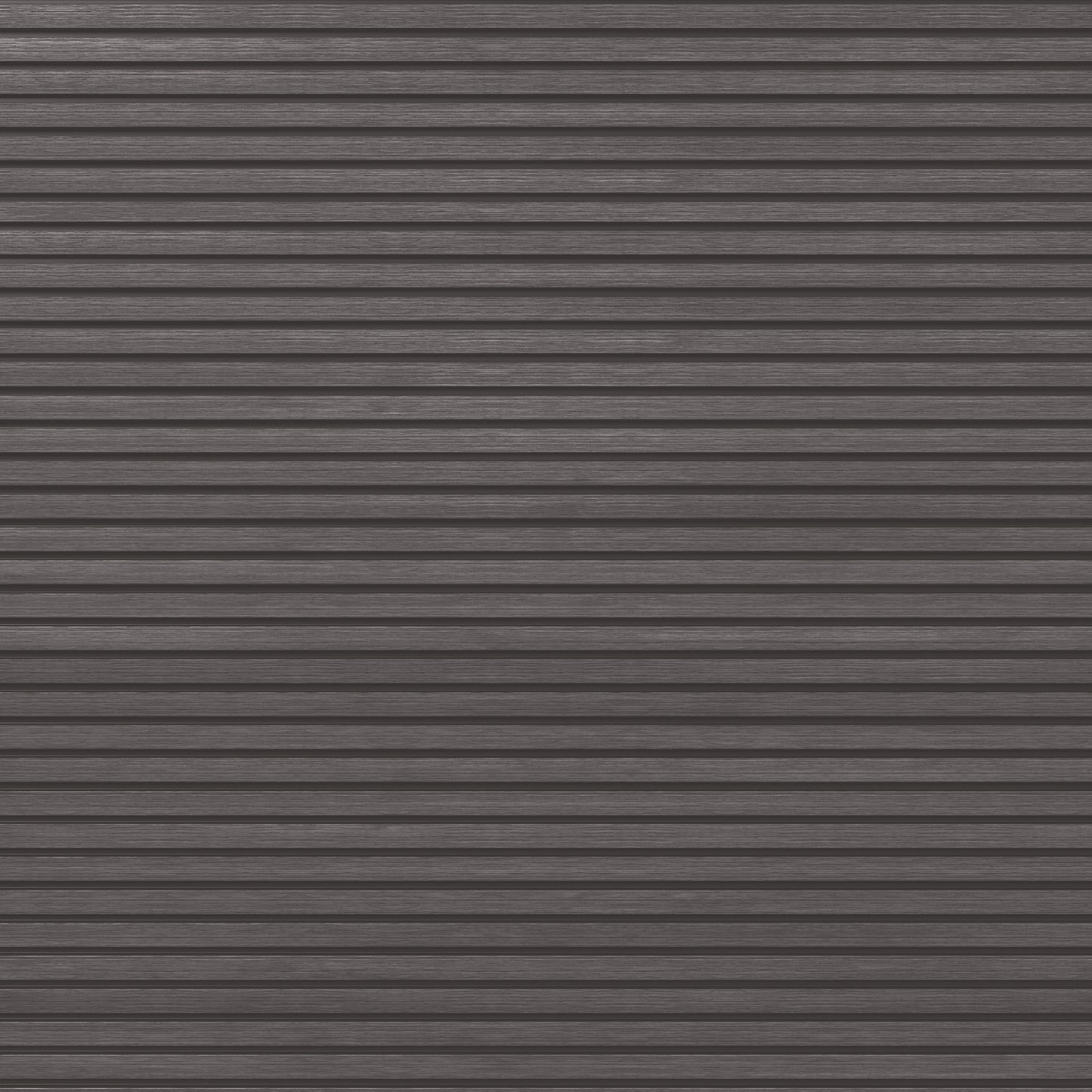 Argent (Anthracite) - Slatted Composite Cladding Panels - Board Width 120mm (115mm wide coverage)