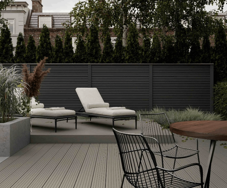 Plastic Fence Panels | Ecoscape Fencing Full Top Cap – Composite ...