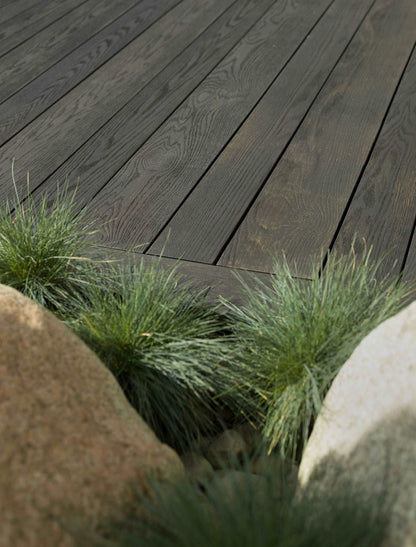 Millboard Enhanced Grain Burnt Cedar Decking 3600mm x 176mm x 32mm - Composite Decking Company