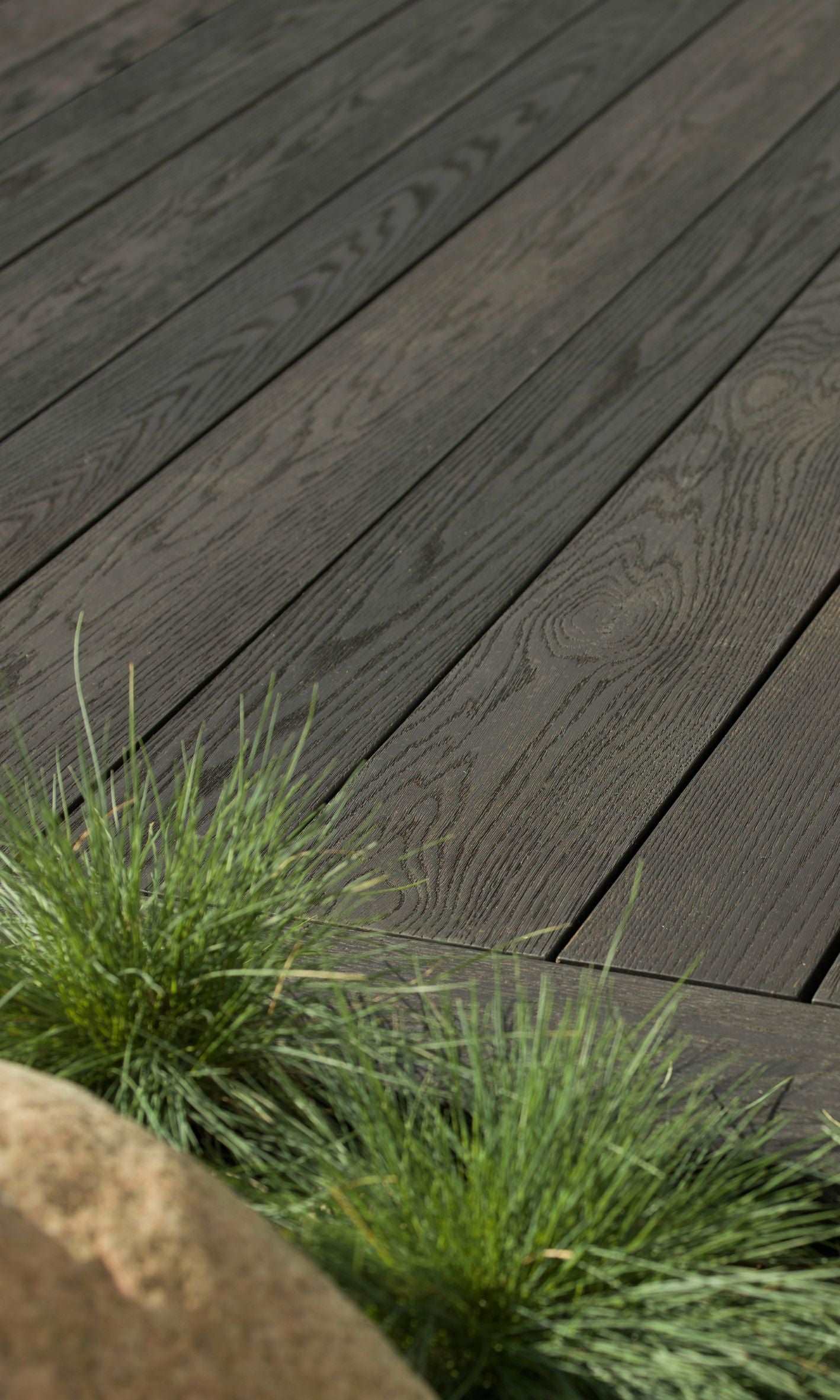 Millboard Enhanced Grain Burnt Cedar Decking 3600mm x 176mm x 32mm - Composite Decking Company