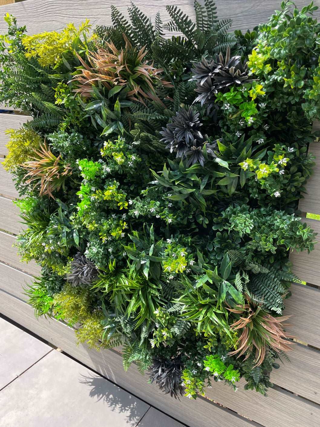 Luxe Leaf UV Resistant Green Wall panel - Composite Decking Company