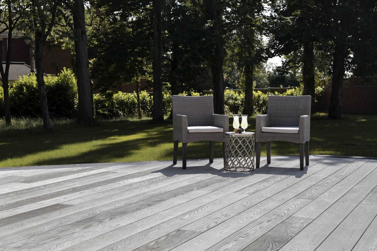 Millboard Enhanced Grain Smoked Oak Decking 3600mm x 176mm x 32mm - Composite Decking Company