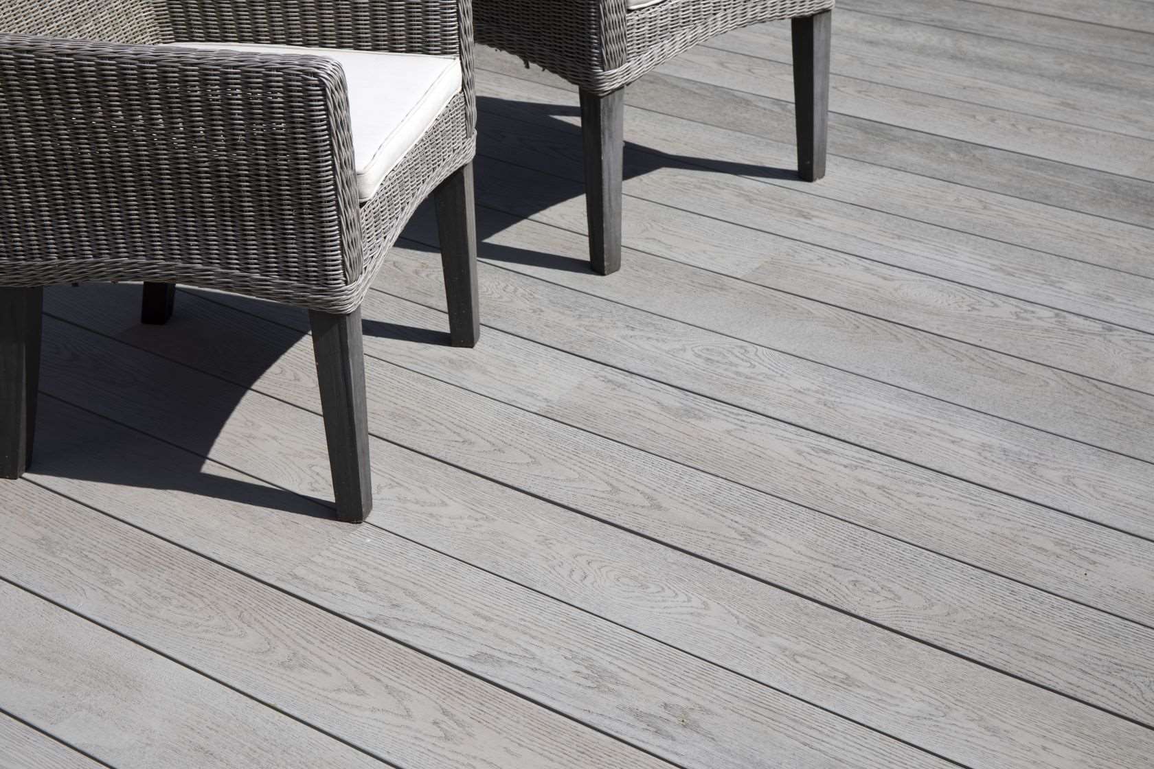 Millboard Enhanced Grain Smoked Oak Decking 3600mm x 176mm x 32mm - Composite Decking Company