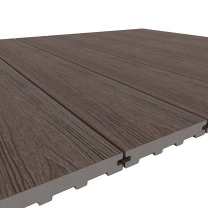 Ultrashield Naturale Composite Capped Decking Board Walnut