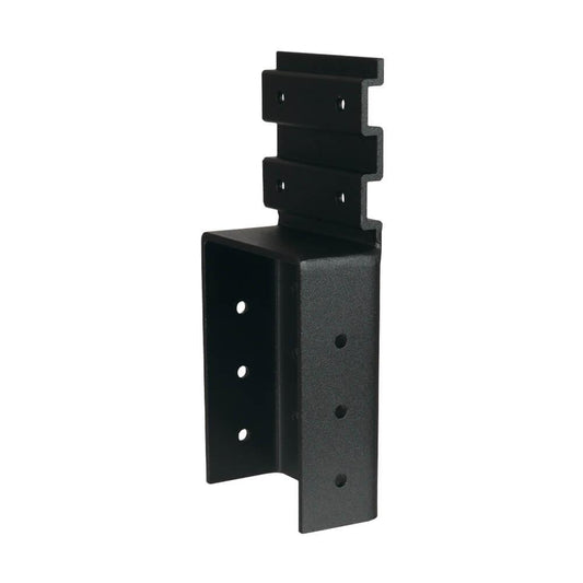 Close-up of the A210 bracket alone, highlighting its powder-coated finish, fixing points, and durable aluminium construction.