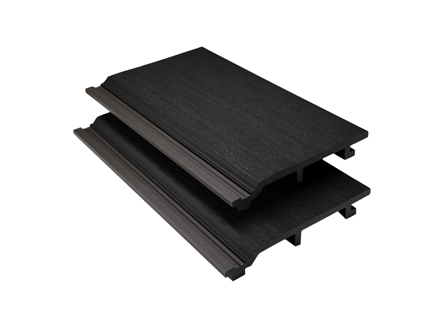 Triton Charcoal  - Composite Shiplap Cladding - Board Width: 174mm (150mm coverage) x 3.6m