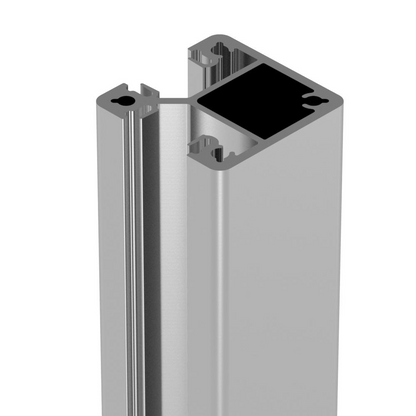 Elegant Silver Corner Post