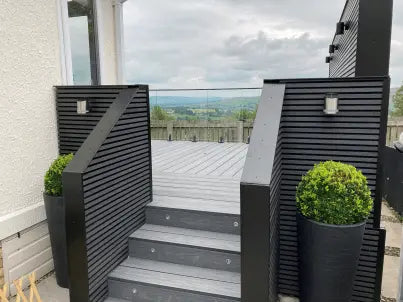 MIDNIGHT - SLATTED COMPOSITE CLADDING PANELS