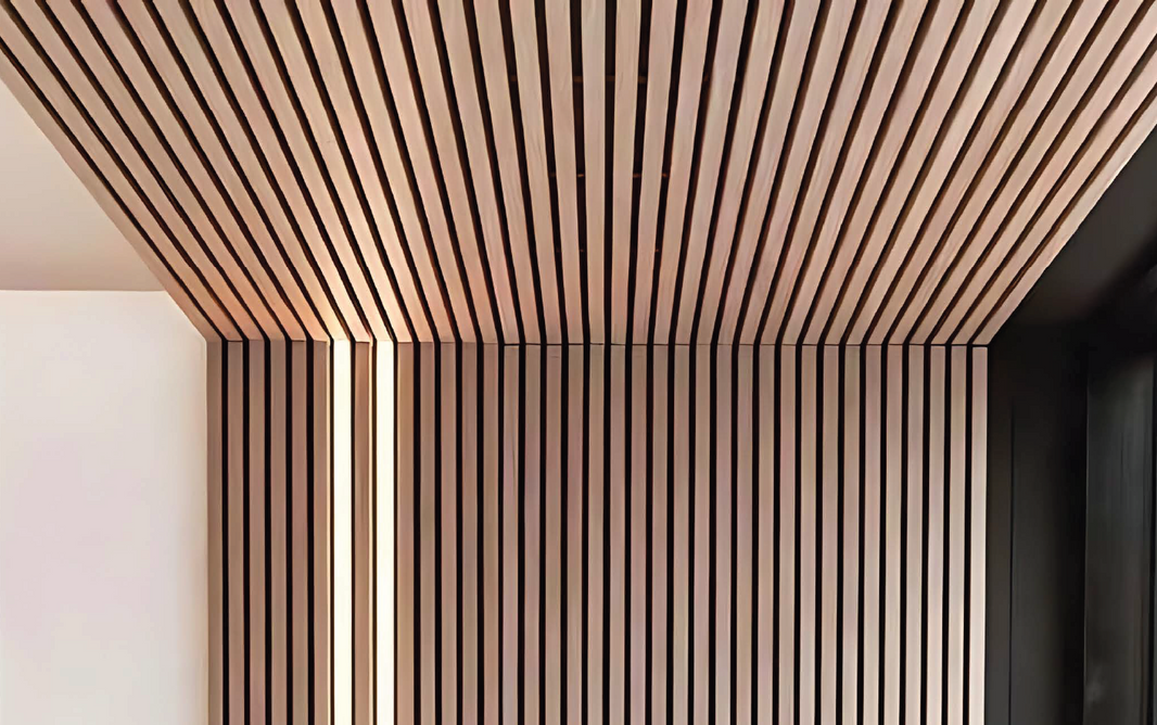 Golden Ribbed Cladding Composite Slatted Cladding | Modern, Low Maintenance Cladding ...