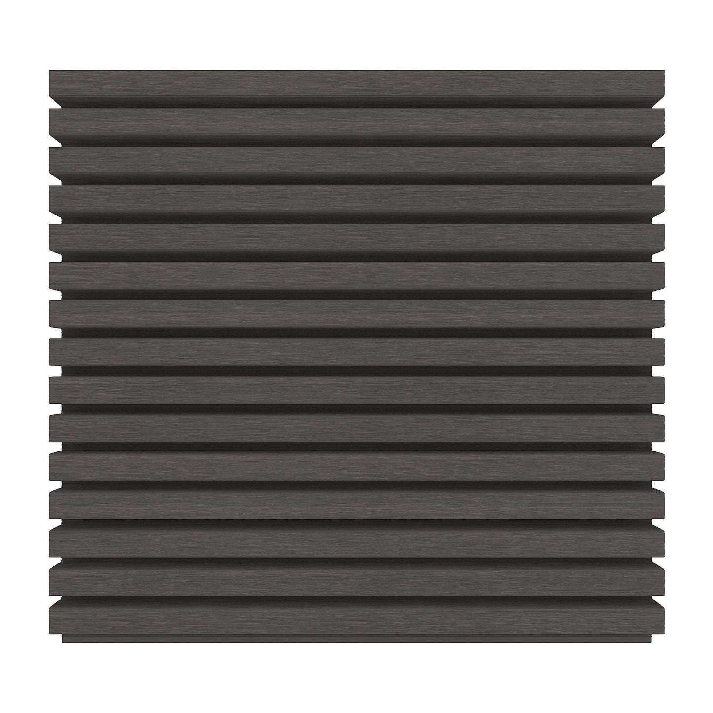Dark Silver Grey - Slatted Composite Cladding Panels - Composite Decking Company