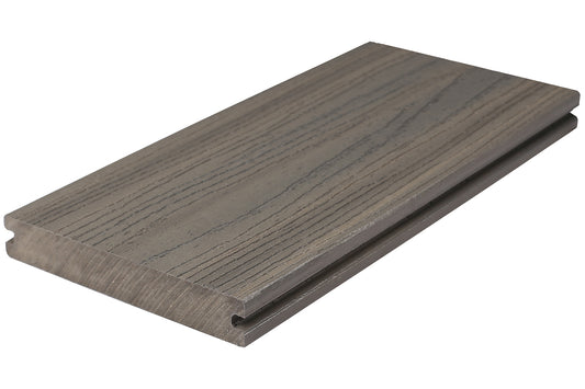 Ultrashield Pro Solid Capped Composite Decking Board - Lava Grey 4800mm x 138mm x 23mm