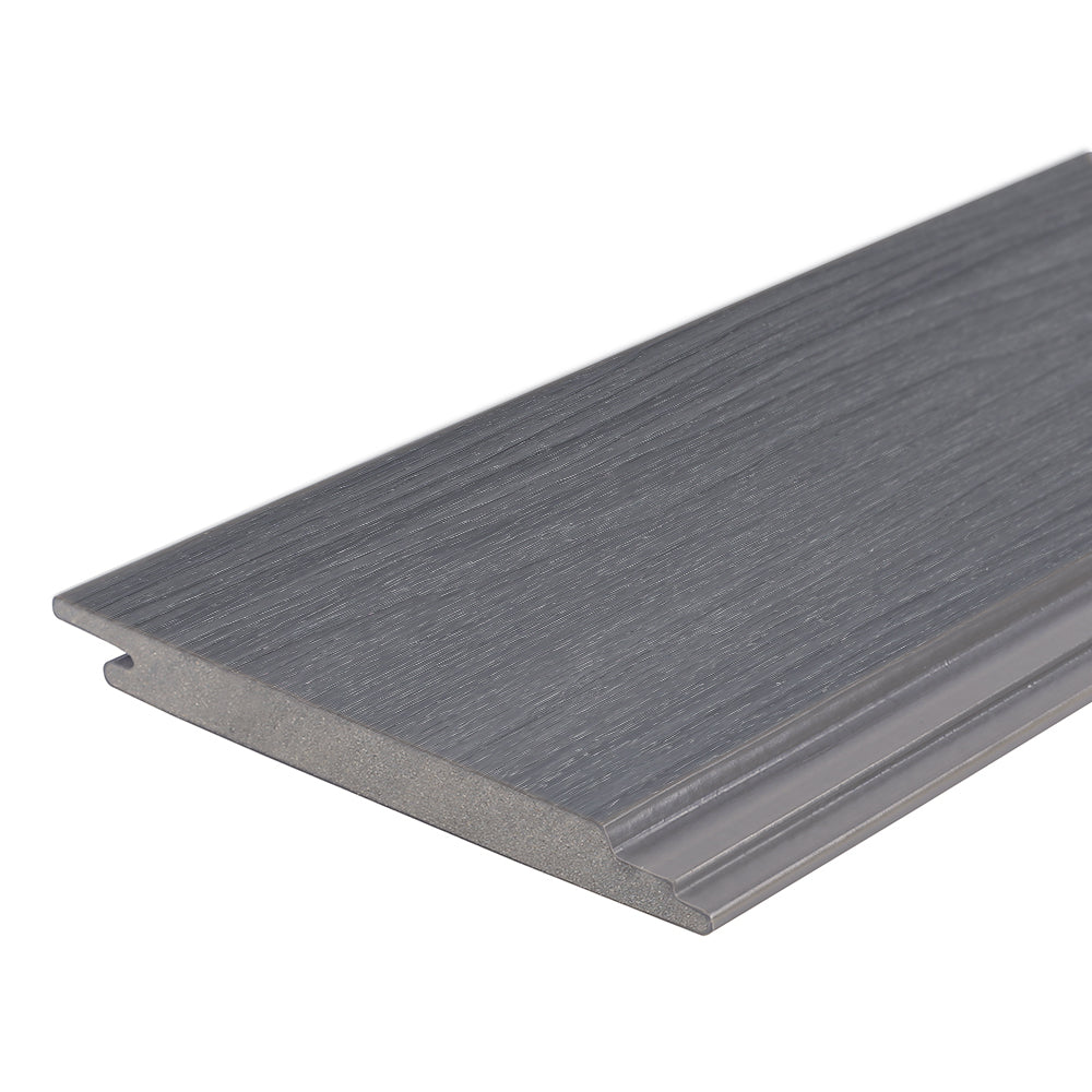 Ultrashield Naturale Composite Cladding Board Light Grey with Wood Grain