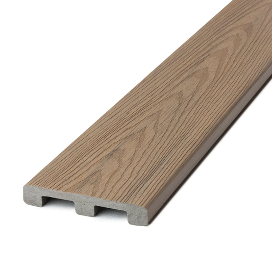 Brown Venture Composite Decking Board 3660mm Length (Solid Edge)